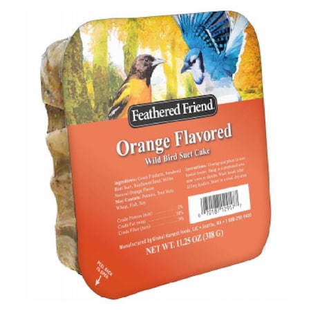 Personagrata Orange FlavorSuet Wild Birds Suet Cake PE3859847